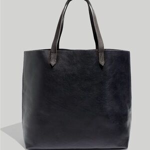 Madewell The Transport Tote Black Leather Purse BNWT New